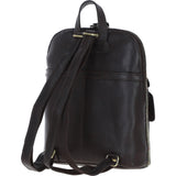 Exquisite Ashwood Leather & Harris Tweed® Cloth Backpack Brown/Green: TW-25-09-BG