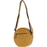 Ashwood Leather Round Crossbody Bag Mustard: P-66