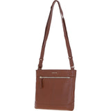Ashwood Leather Smart Crossbody Bag 2 Tone Tan: 64638/cb-9