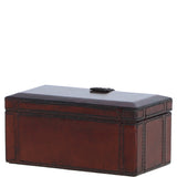 Ashwood Luxury Leather Dual Watch & Bracelet Storage Box Chestnut: LF-119
