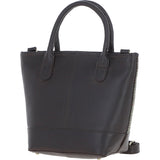 Ashwood Leather & Harris Tweed® Cloth Large Grab Bag Brown/Green: TW-64-09-BG