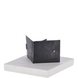 Crumble 8 Card, ID & Coins Bill Fold Tab Wallet Black/crum : 1411 C