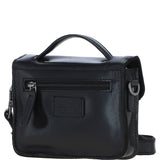Ashwood Leather Mini Crossbody Satchel Bag Black: P-61