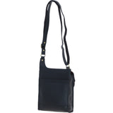 Ashwood Leather & Harris Tweed® Cloth Crossbody Bag Navy/Pink: TW-24-06-NP