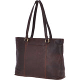Large Vintage Leather Handbag Brandy – G29