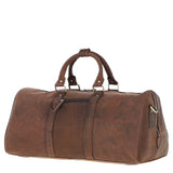 Classic Leather Weekend Bag Brown: Q-46
