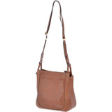 The Bridge Full Grain Italian Leather Shoulder Bag Havana Gold - 040715 1P 2C NH