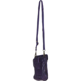 Ashwood Leather Crossbody Smart Phone Bag Purple: D-99