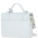 Stylish Ashwood Leather Small Satchel Bag White: Y-61