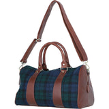 Ashwood Leather & Harris Tweed® Cloth Doctor Holdall Tan/Watch: TW-46-04-TW
