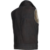 Ashwood Men's Leather Waistcoat Brown: SIGMA