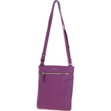 Ashwood Leather Smart Tab Cross Body Bag Raspberry: 63621/Tab