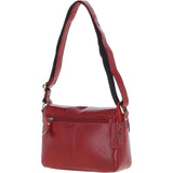 Vintage Leather Cross Body Shoulder Bag Red – G22