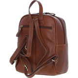 Authentic Ashwood Leather & Tweed Backpack Tan/Greeen Check: TW-28-10-TGNH