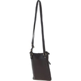 Authentic Ashwood Leather & Harris Tweed® Cloth Crossbody Bag Brown/Mcload: TW-29-01-BM