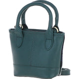Ashwood Leather & Harris Tweed® Cloth Small Grab Bag Green/Watch: TW-63-18-GW