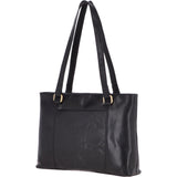 Medium Vintage Leather Handbag Black  – G26