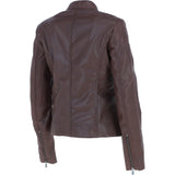 Leather Biker Jacket Bordeaux: G 2131