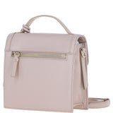 Compact Ashwood Handbag with Detachable Crossbody Strap Beige: Y-54