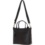 Versatile Ashwood Leather & Harris Tweed® Cloth Shoulder Bag Brown/Mcload: TW-22-01-BM