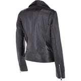 Short Biker Jacket Black: MAJESTIC