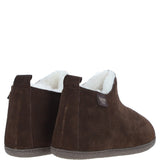 Fenland Classic Suede Sheepskin Bootie Slippers Brown: DARWIN