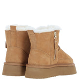 Fenland Ladies Sheepskin Boots Tan: Hetty-Boots