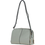 Real Leather Stylish Crossbody Bag Stone: 62340