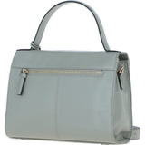 Elegant Ashwood Leather Handbag with Detachable Crossbody Strap Sage: 64731