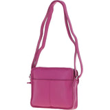 Ashwood Leather Ladies Crossbody Bag Berry: Glasgow