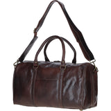 Vintage Leather Duffel Bag Brown: TL-001