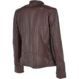 Leather Jacket Mid Brown/nap: AWL-710
