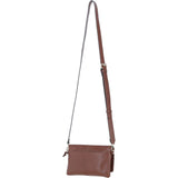 Ashwood Chic Leather Crossbody Bag 2 Tone Tan: 64741