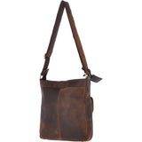 Vintage Oily Hunter Leather Travel Bag Brown : Doug