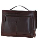 Ashwood Leather Unisex Large Crossbody Satchel Bag Brandy: P-63