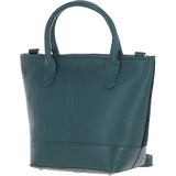 Ashwood Leather & Harris Tweed® Cloth Large Grab Bag Green/Watch: TW-64-18-GW