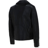 Brampton London Men's Real Leather Biker Jacket Black: BLM F-35