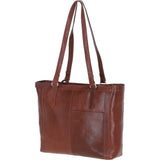Ashwood Elegant Leather Tote Bag Cognac: Isabel
