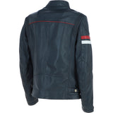 Gabicci Mens Leather Jacket Navy: GB McQueen
