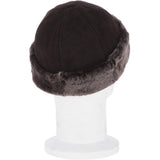 Ladies Luxury Sheepskin Hat Mid Brown: 34