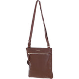 Ashwood Leather Crossbody Bag 2 Tone Tan: 63033