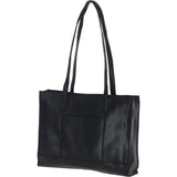Exquisite Ashwood Leather Tote Bag Black: Beth