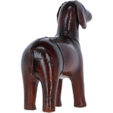 Premium Leather Dog Home Decor Chestnut: lf-181