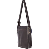 A4 Leather Messenger Bag Brown : JP Body Bag