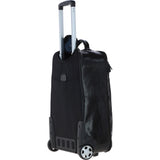 Veg Tanned Leather Luggage Cabin Trolley  Black/ari : 89150
