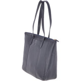 Medium Leather Handbag Navy : 62121