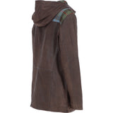 Ashwood Leather x Harris Tweed Men’s Hooded Casual Jacket Brown/Mcload: TW-905-01-BM