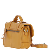 Stylish Ashwood Leather Medium Satchel Bag Mustard: Y-62