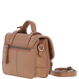 Stylish Ashwood Leather Medium Satchel Bag Butterscotch: Y-62