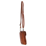 Ashwood Leather Crossbody Smart Phone Bag Tan: D-99